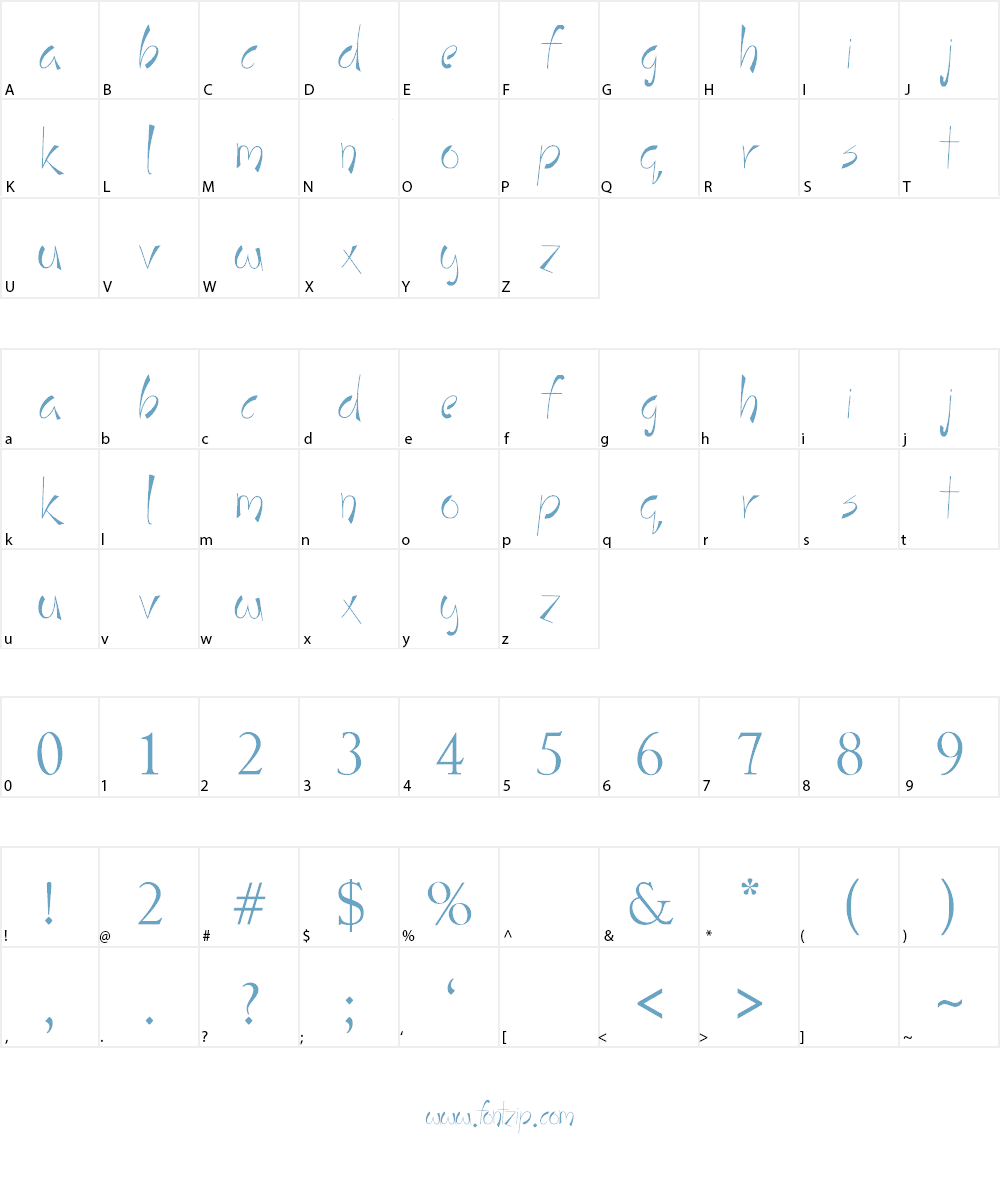 Stay Holy Okay Font Character